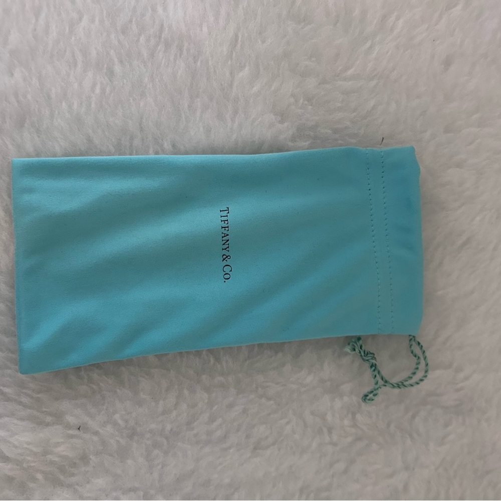 Tiffany & Co. Turquoise Drawstring Bag